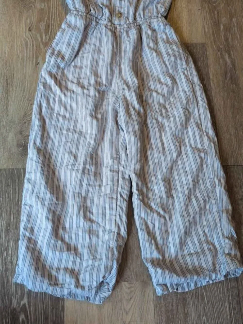 Abercrombie Kids Striped Jumpsuit 7/8 girls